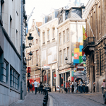 Een straat in België